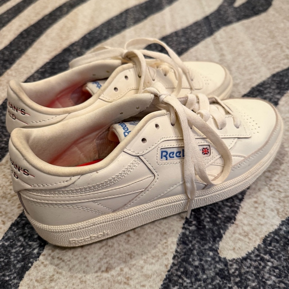 Reebok Club C 85 Vintage Sneaker 7 Colab It’s A Man’s World EEUC - Picture 3 of 5